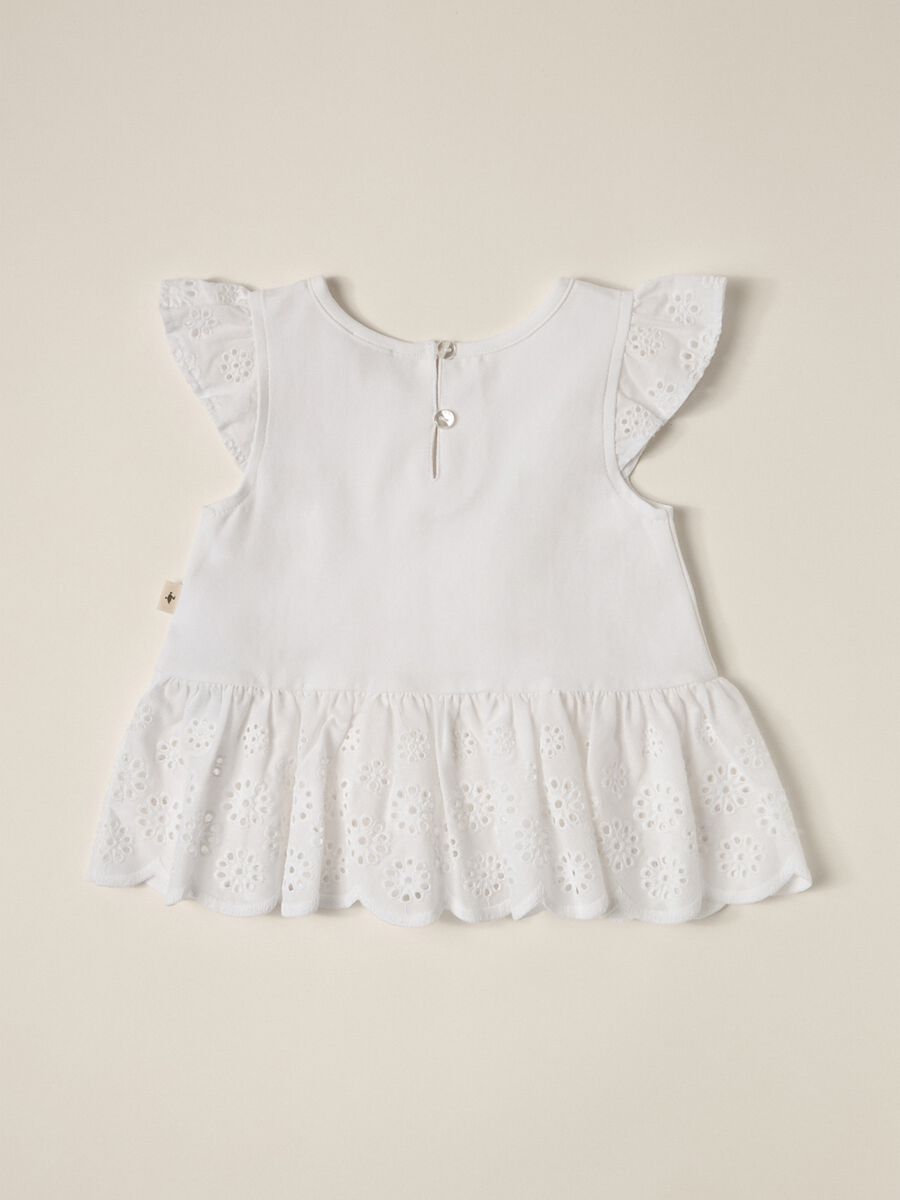IANA Baby Girls' Cotton Stretch Jersey T-Shirt_1