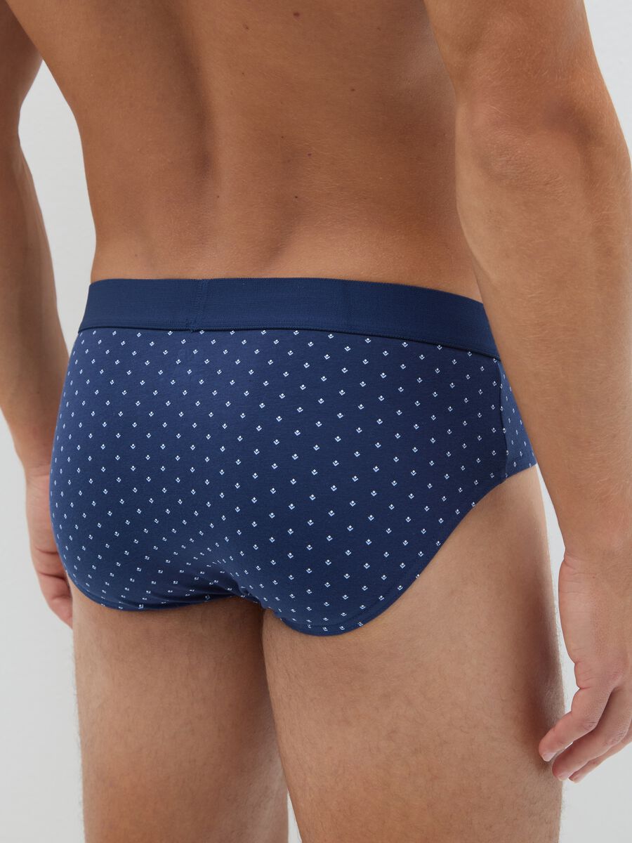 Tripack slip in cotone elasticizzato multicolor regular fit_2