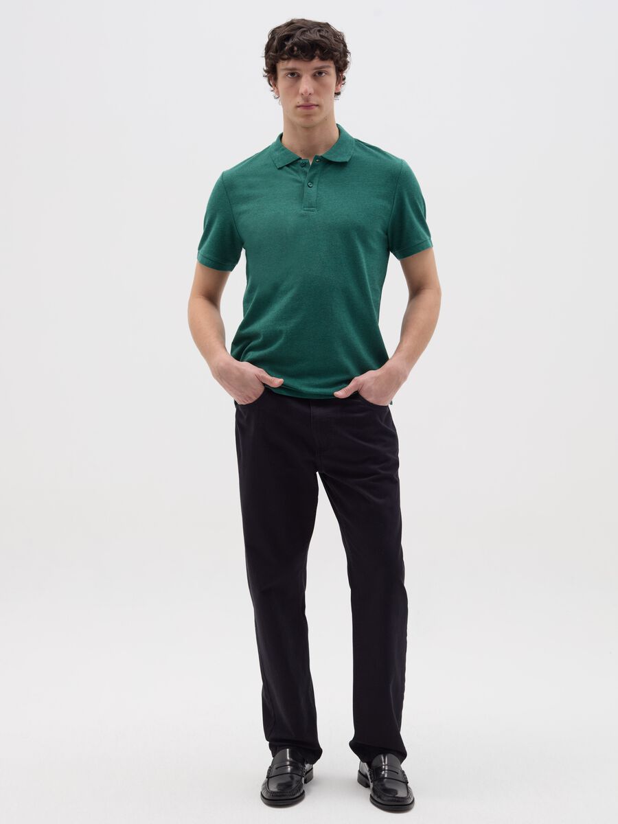 Regular-fit polo shirt in cotton_1