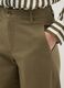 Green stretch cotton regular fit chino trousers_3
