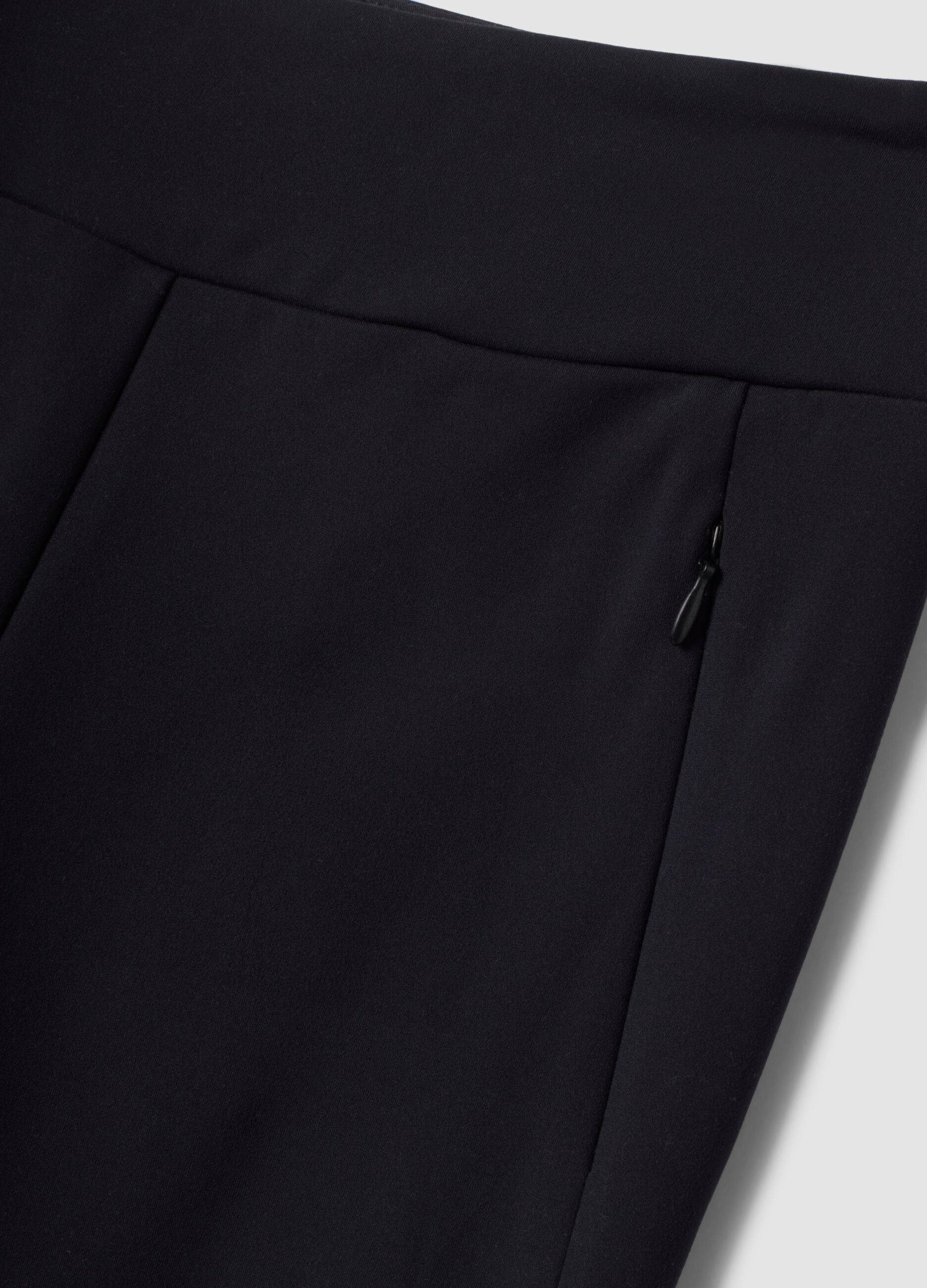 Black flared stretch trousers ALTAVIA STUDIO