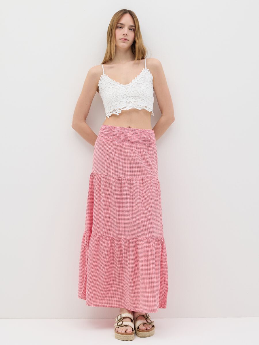 White lace top in pure cotton_1