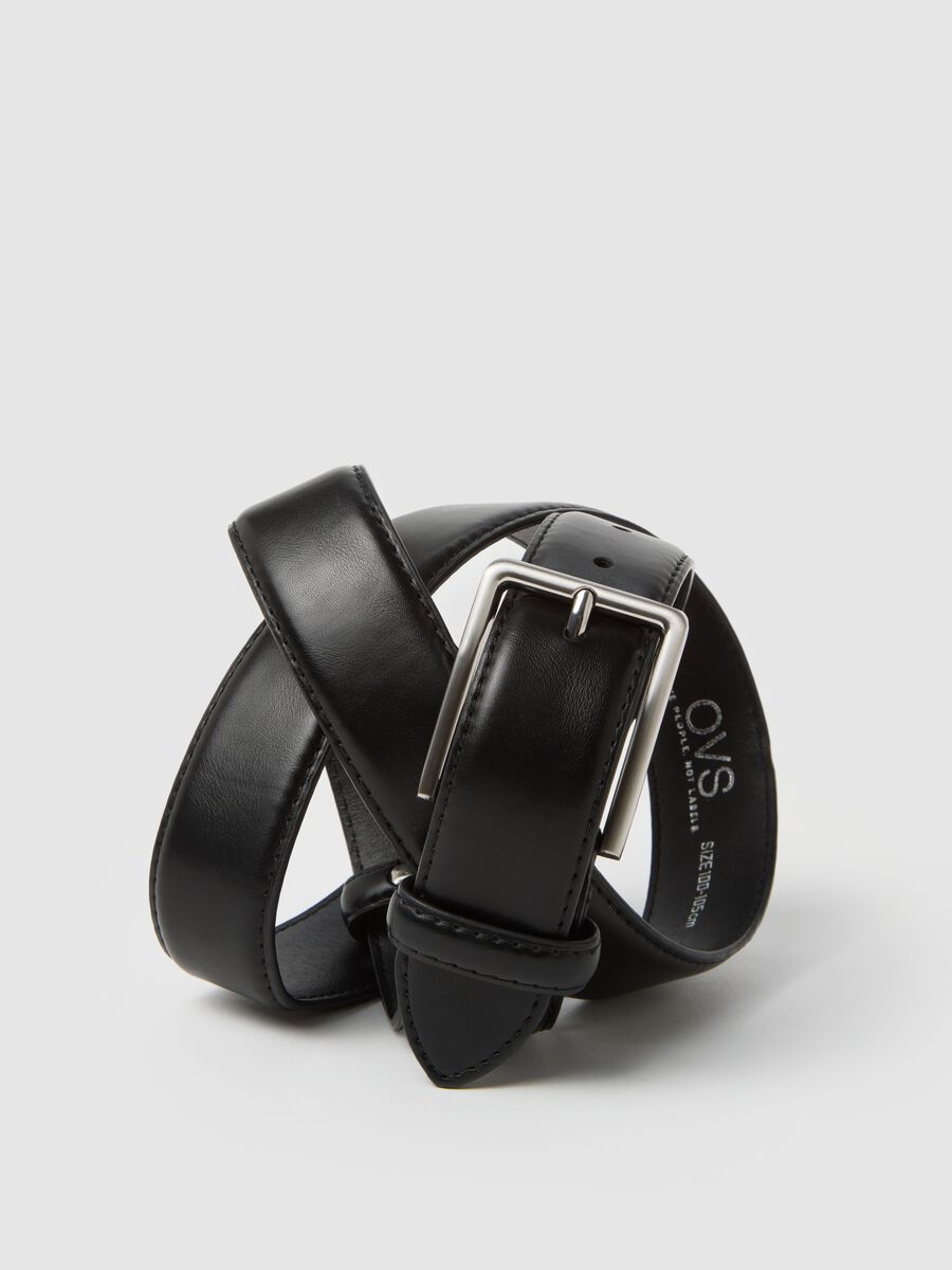 Cintura in vera pelle nera_2