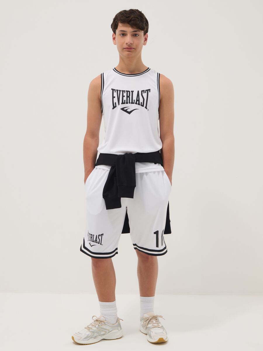 White boys&rsquo; shorts with elasticated waistband, comfort fit_0