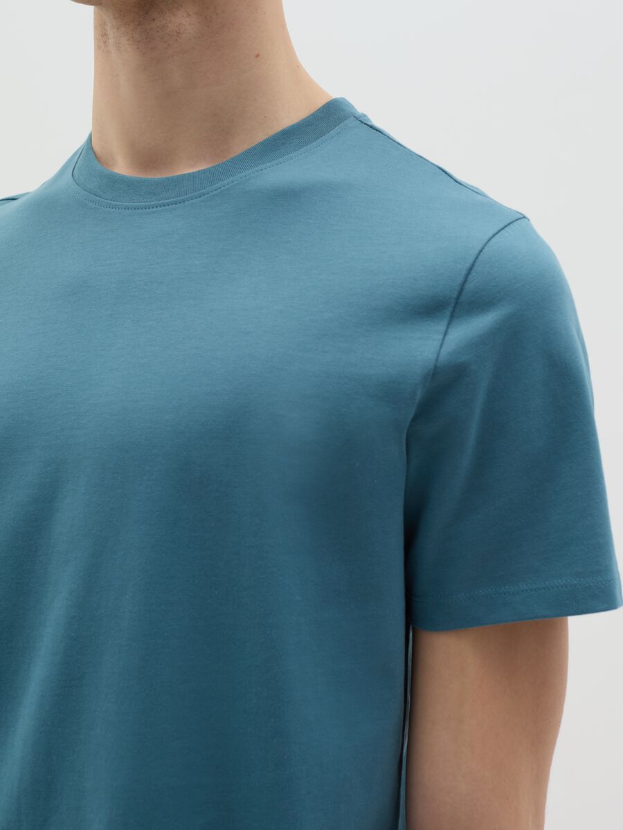 Organic cotton T-shirt with round neck_2