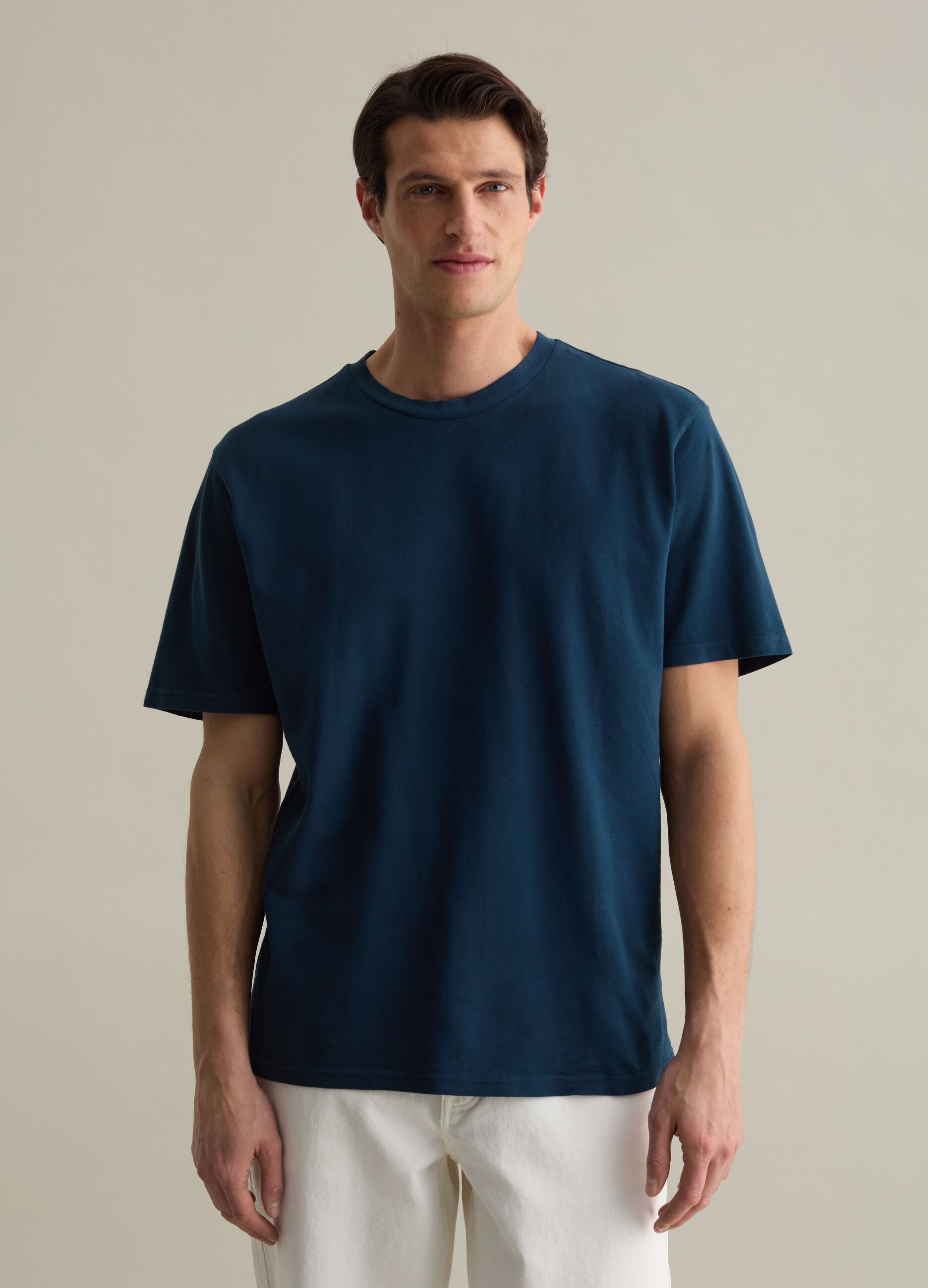 T-shirt in cotone tinta unita