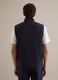 Ultra-light blue regular fit gilet with full zip_2