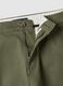 Slim Fit Green Stretch Cotton Chinos_5