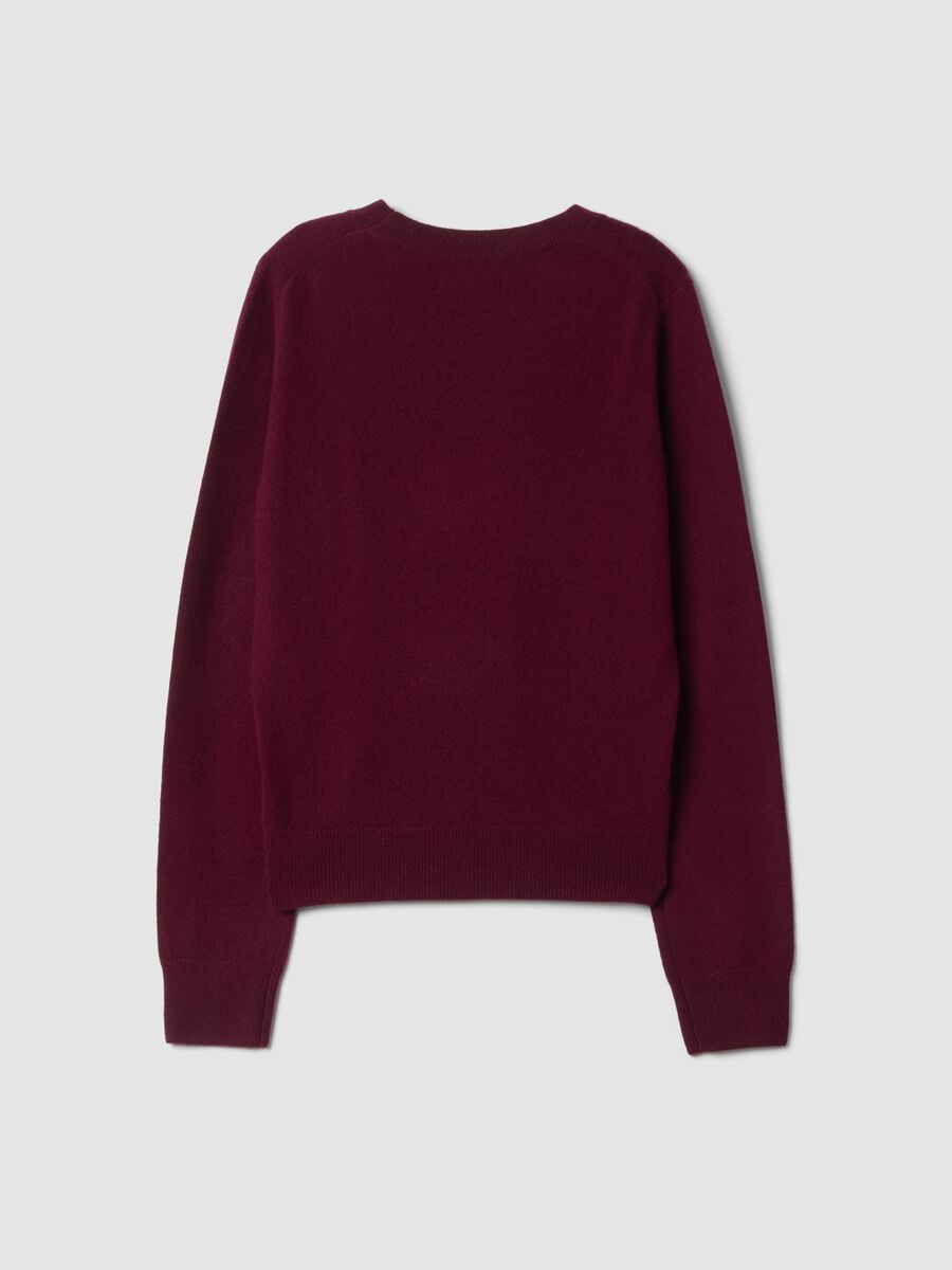Red pure cashmere crew-neck jumper_2