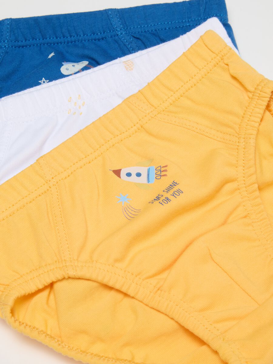 Set of 5 multicolour pure cotton boys' briefs_3