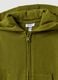 Green organic cotton hooded sweatshirt, regular fit, for boys_2