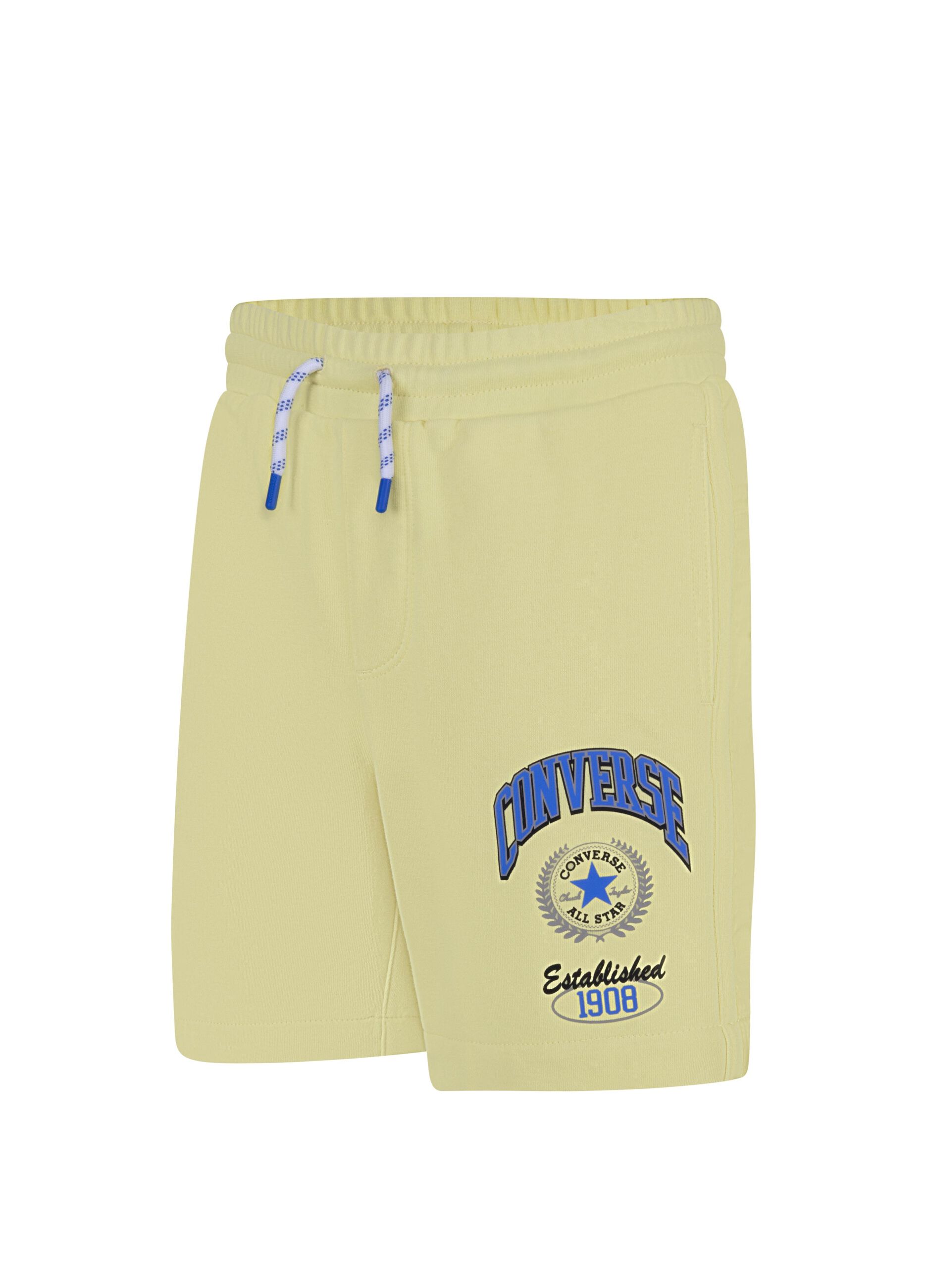 Bermuda joggers in fleece with Club logo print