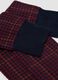 Navy blue long stretch-cotton socks_1