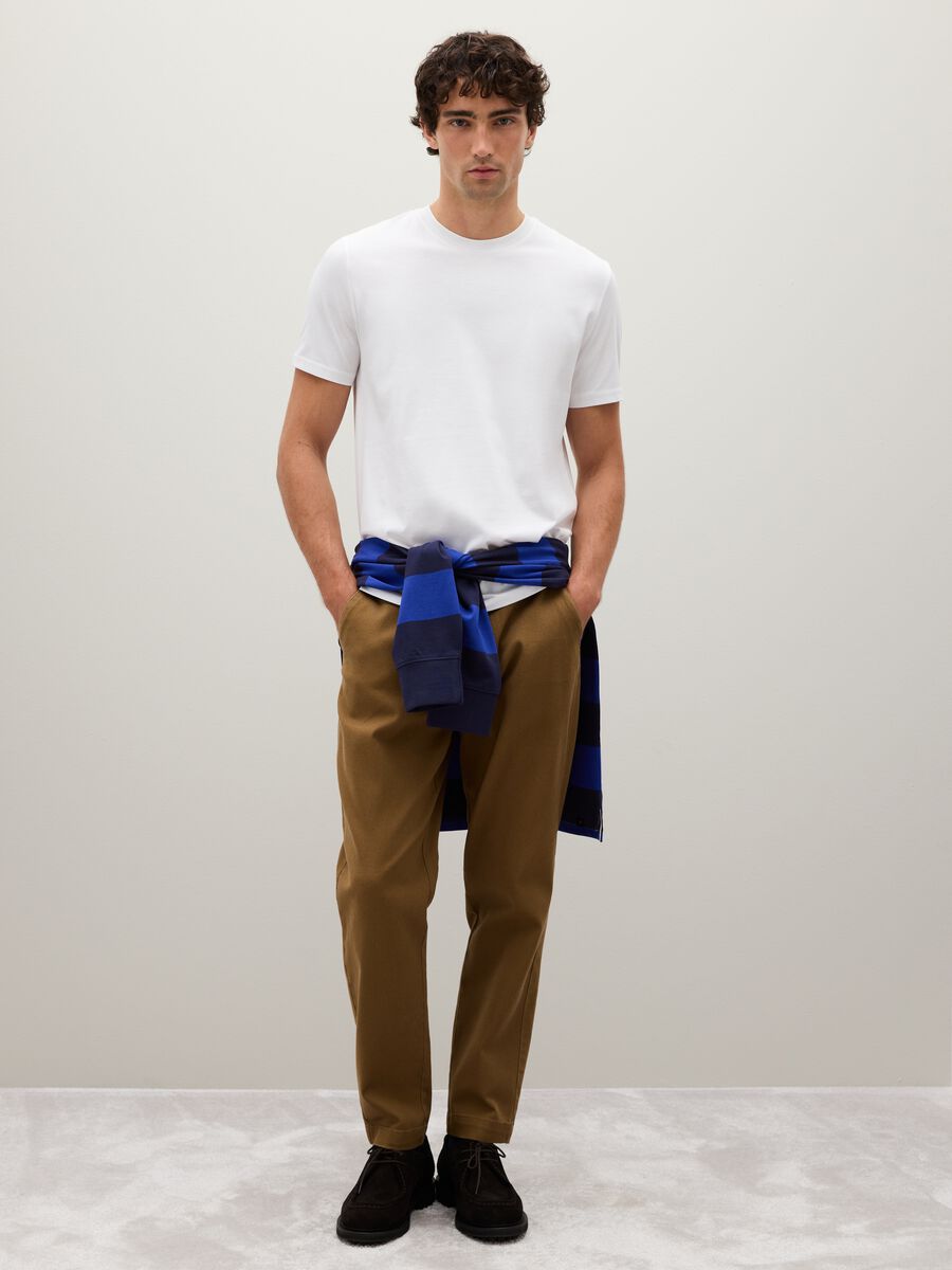 White pure cotton T-shirt_1