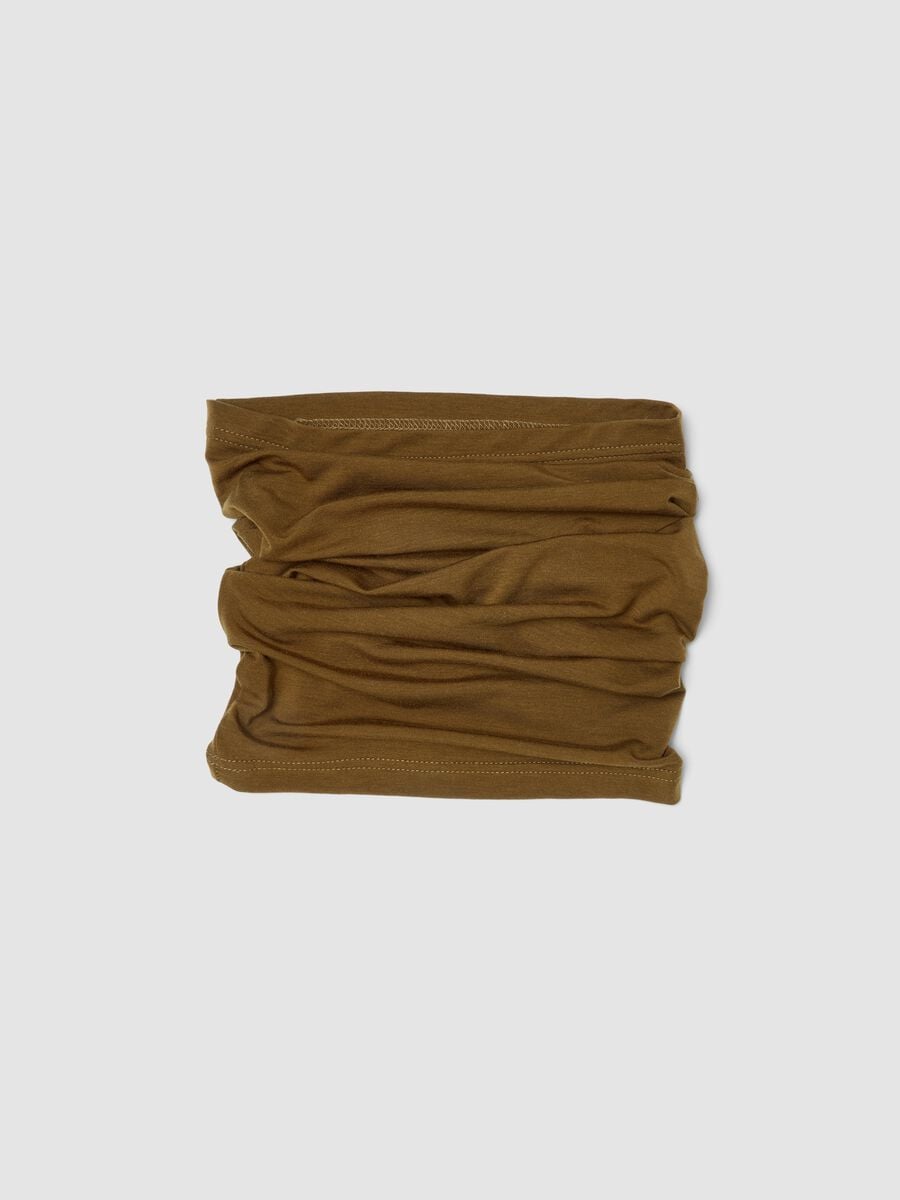 Seamless Stretch Lyocell & Wool Neck Warmer ALTAVIA WITH DEBORAH COMPAGNONI_0