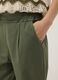 Green stretch cotton trousers_3
