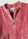 Pink stretch fabric set with crew neck_2
