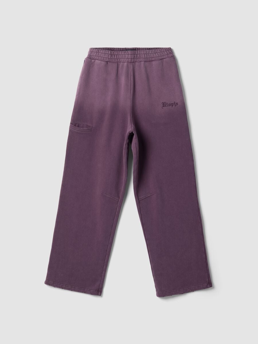 Sweatpants Sunfaded Burgundy_0