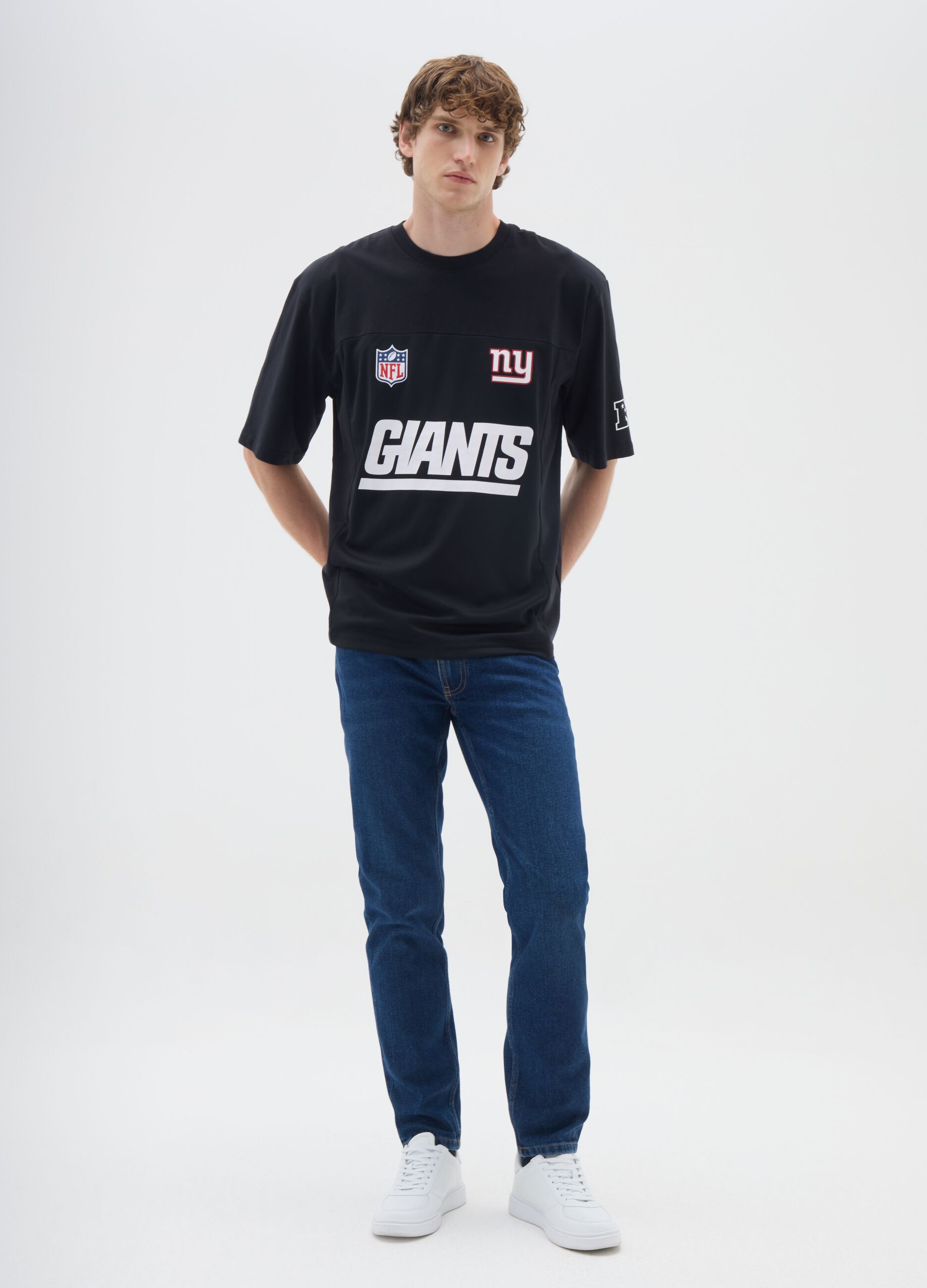 Black pure cotton boxy fit t-shirt