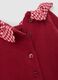 Baby girl's red pure cotton dress with regular fit_2