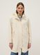 Beige Waterproof Jacket with Hood Regular Fit_0