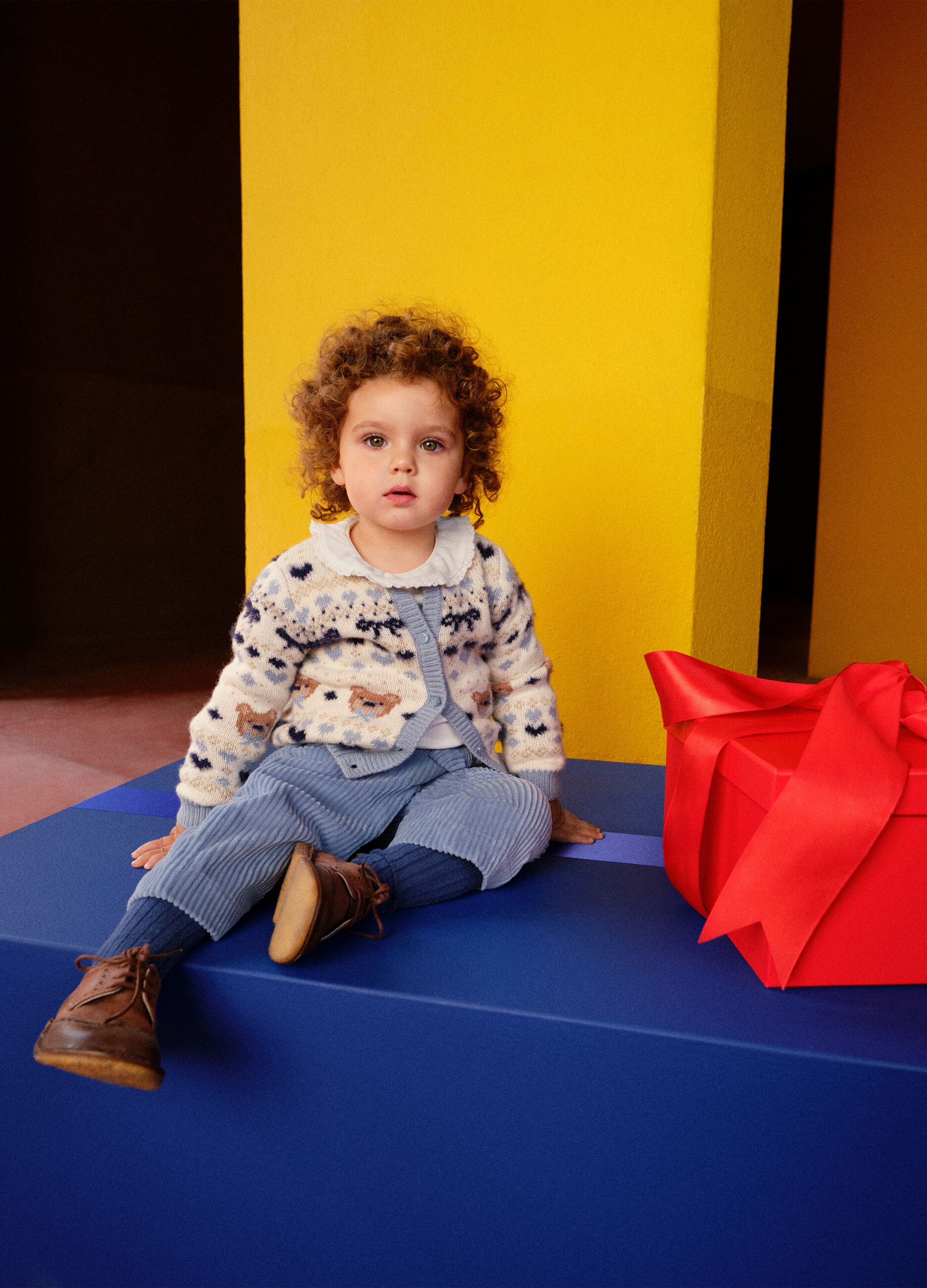 Blue Wide-Leg Trousers for Girls