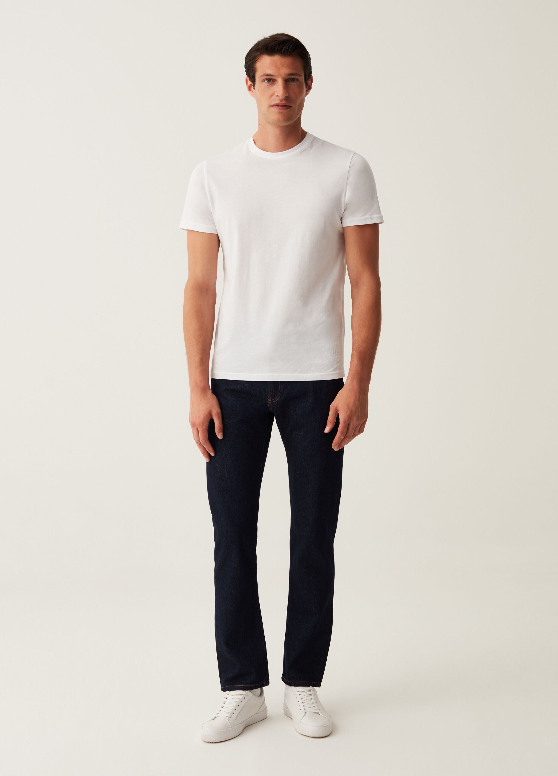 Jeans regular fit cinque tasche_0