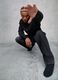 Half-Zip Ribbed Knit Black_2