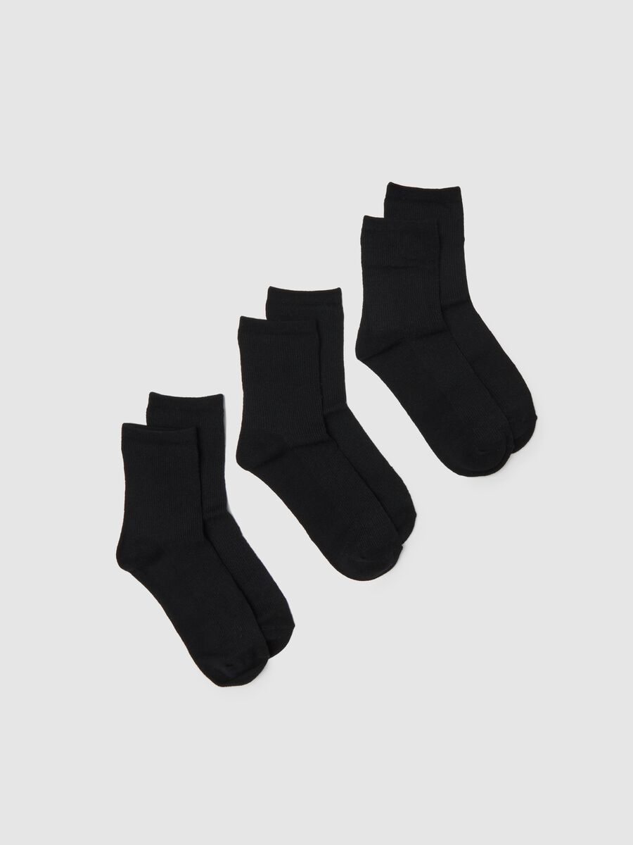 Black socks tripack_0