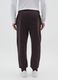 Brown Cotton Blend Jogger Trousers_2