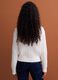 White crew-neck pure cotton cable-knit jumper, regular fit_3