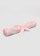 Pink pure-cotton scarf with multicolour print_2