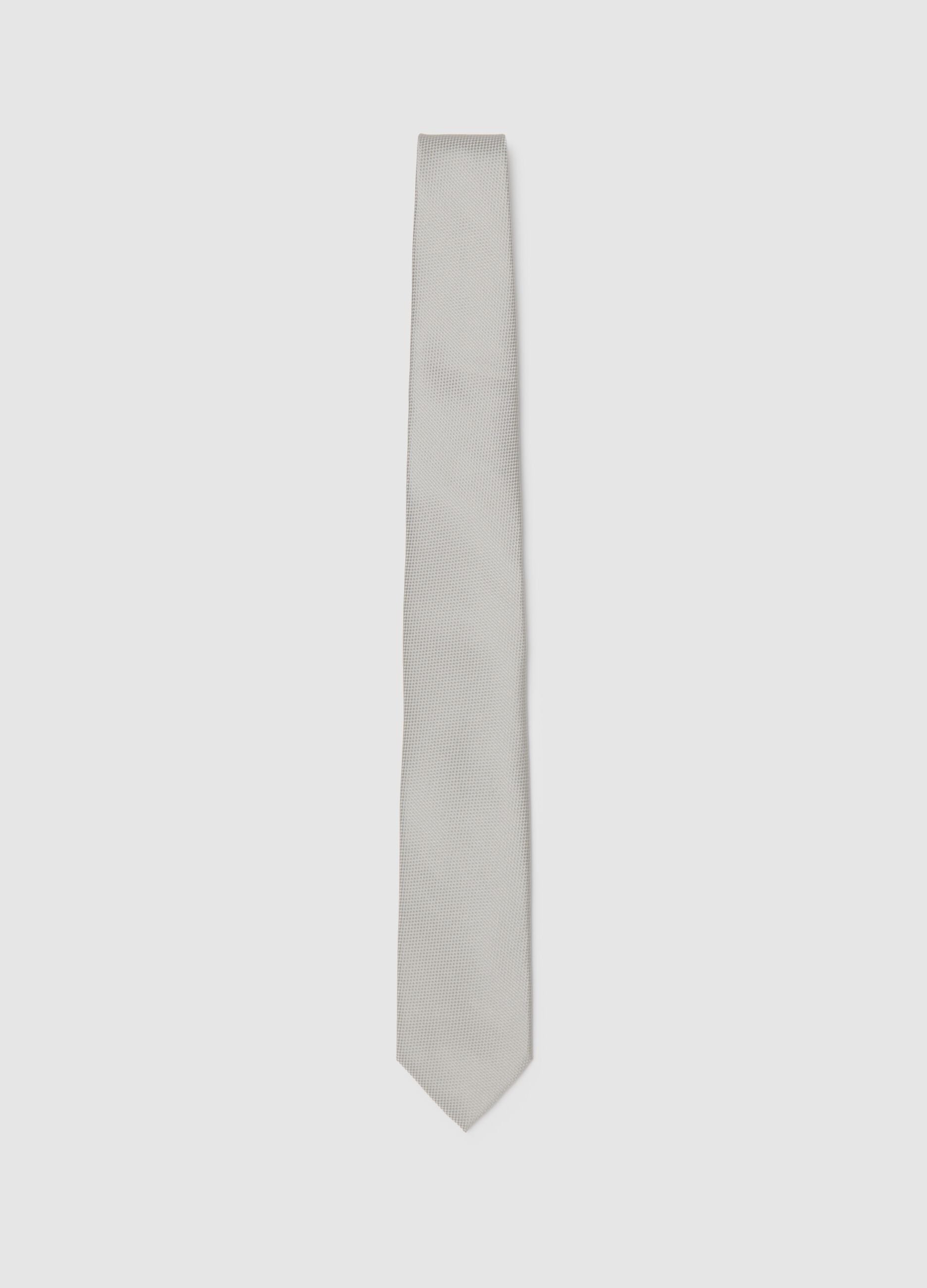 Men's Grey Tie Regular Fit