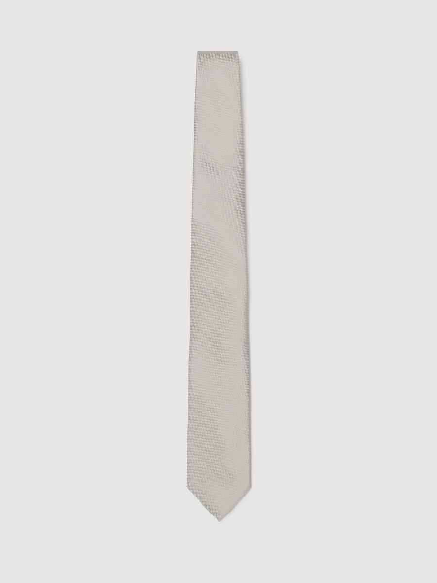 Men's Grey Tie Regular Fit_0