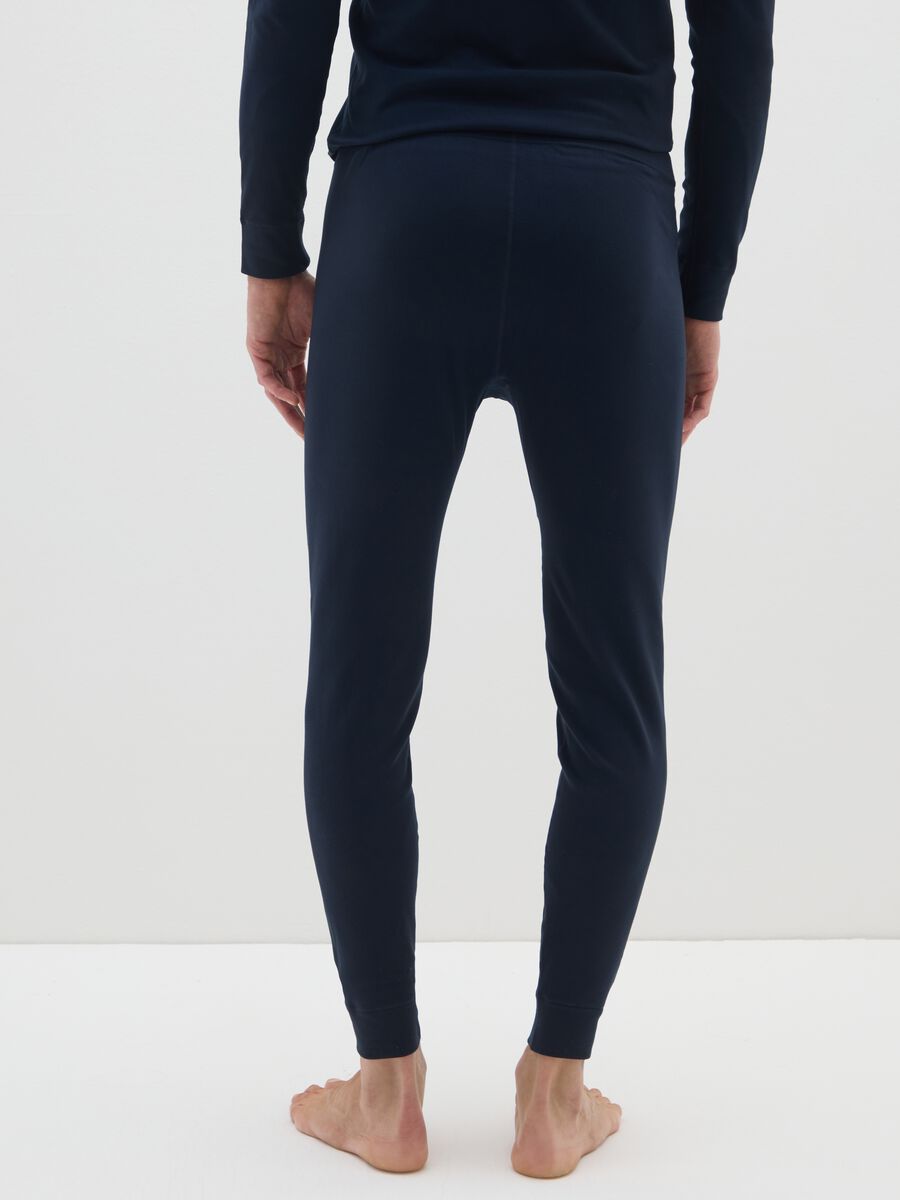 Regular Fit Blue Leggings_2