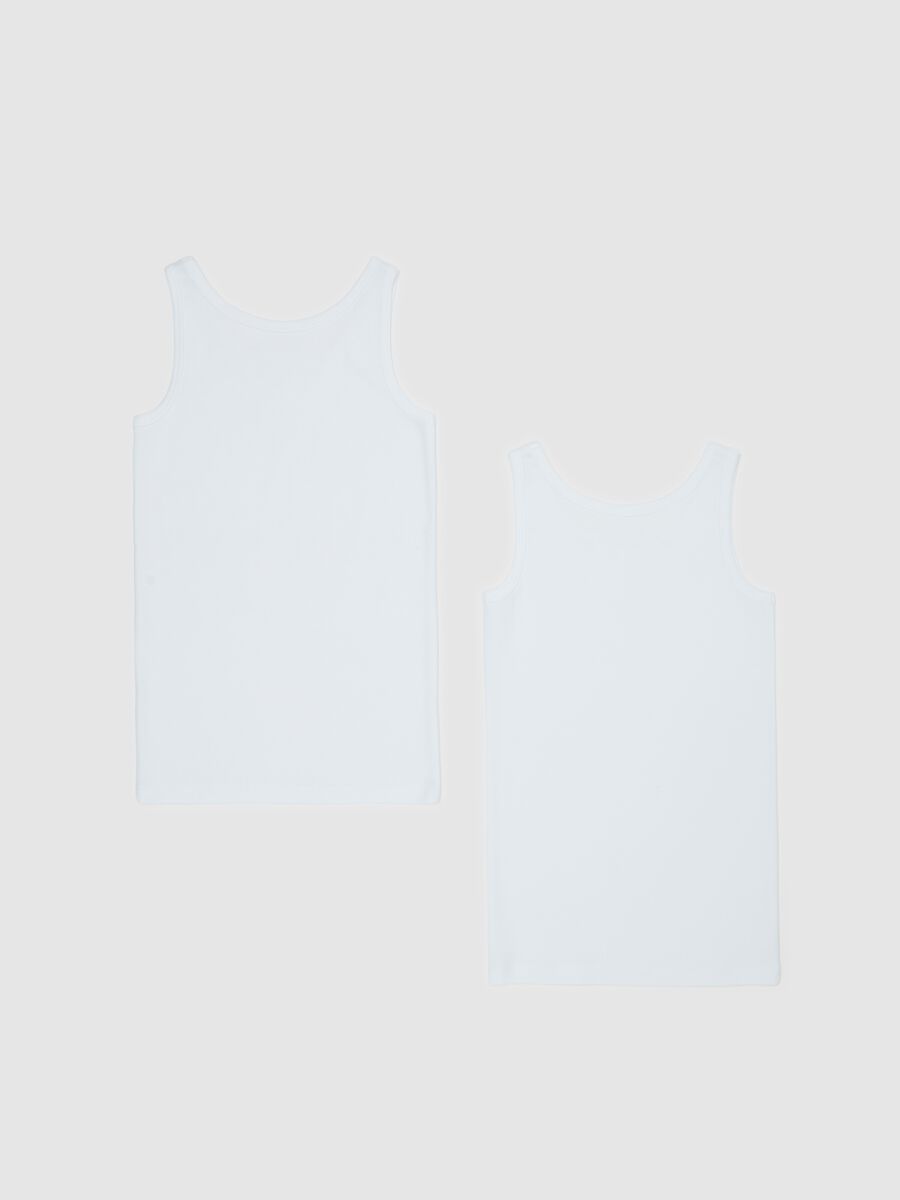 Two-pack racer back vests with round neck_1