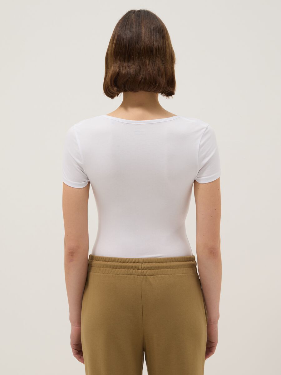 White Stretch Cotton Bodysuit_2