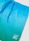 Blue Ombre Swim Shorts with Elasticated Waist_2