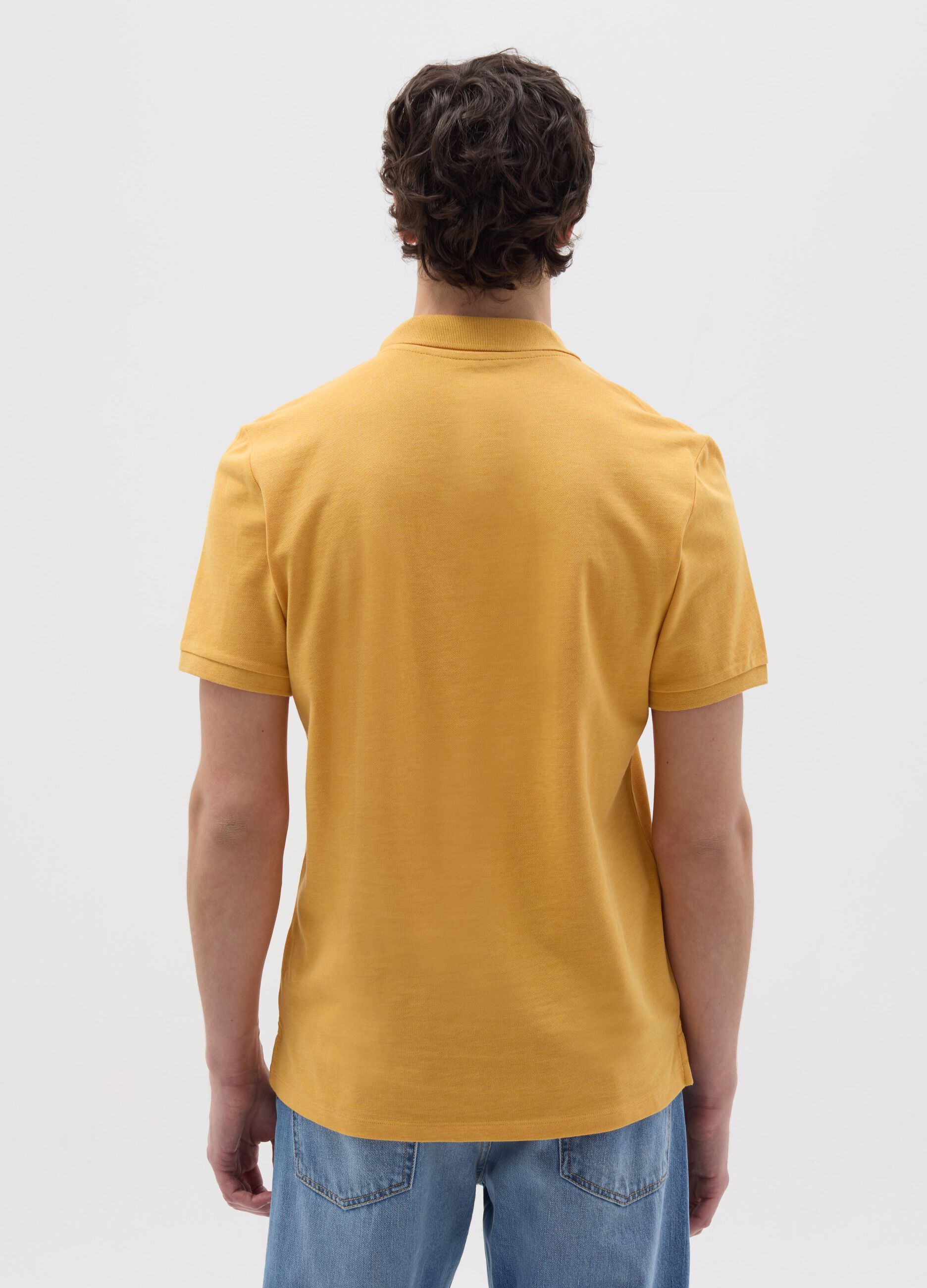 Regular-fit polo shirt in cotton
