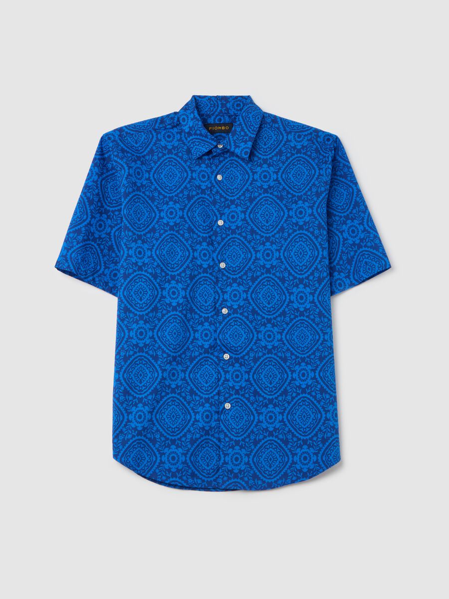 Short-sleeved shirt with print_4