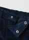 Children's trousers in blue corduroy and cotton_2