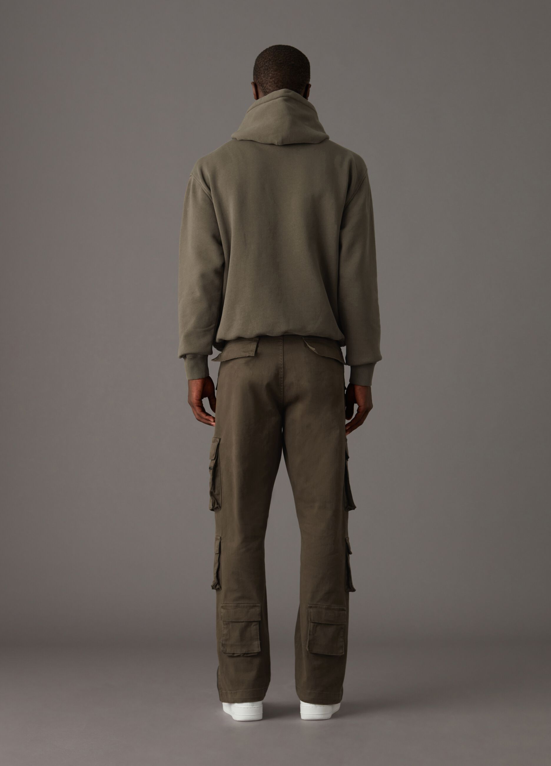 Multipocket Cargo Pants Military Green_4
