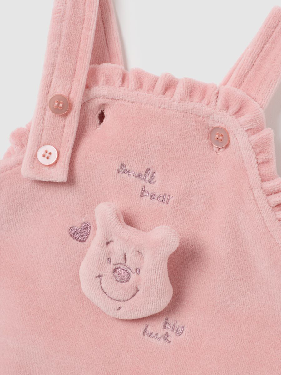 Set da neonata in misto cotone rosa_2