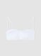 White bandeau bikini top in stretch fabric_4