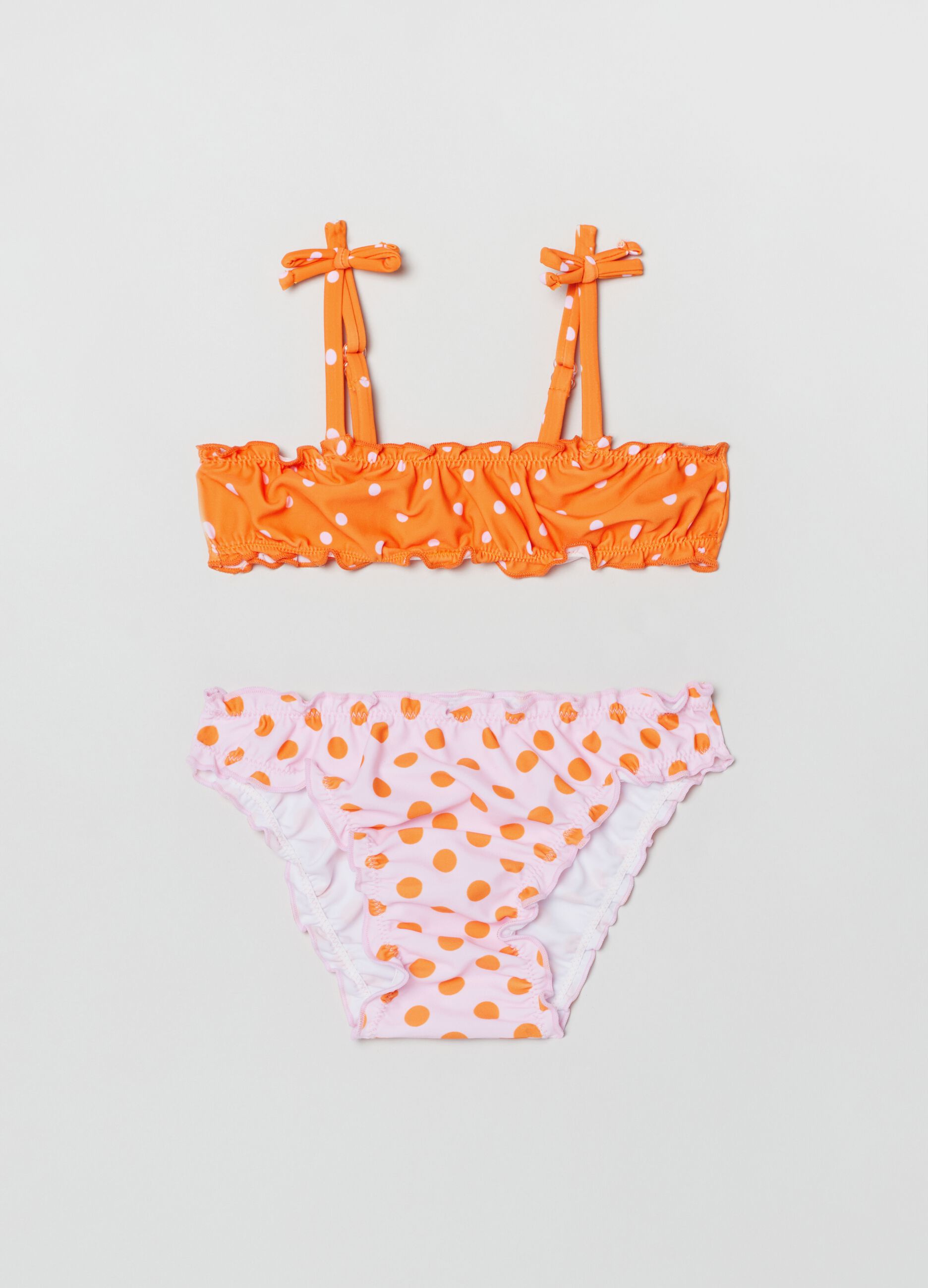 Bikini con stampa pois_0