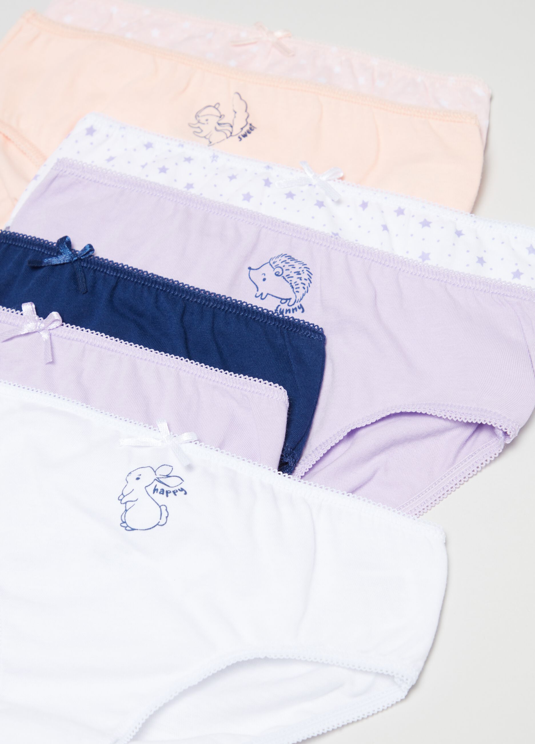 Multipack sette slip in cotone con stampa_2