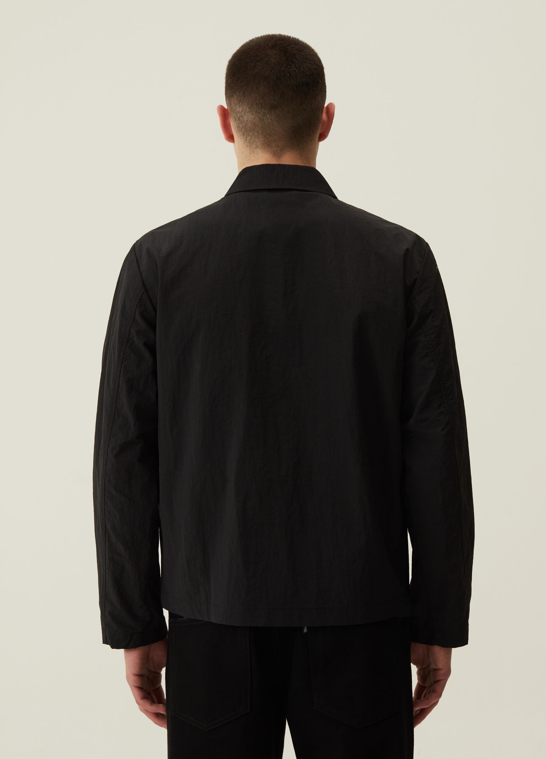 Technical Nylon Light Jacket Black_6