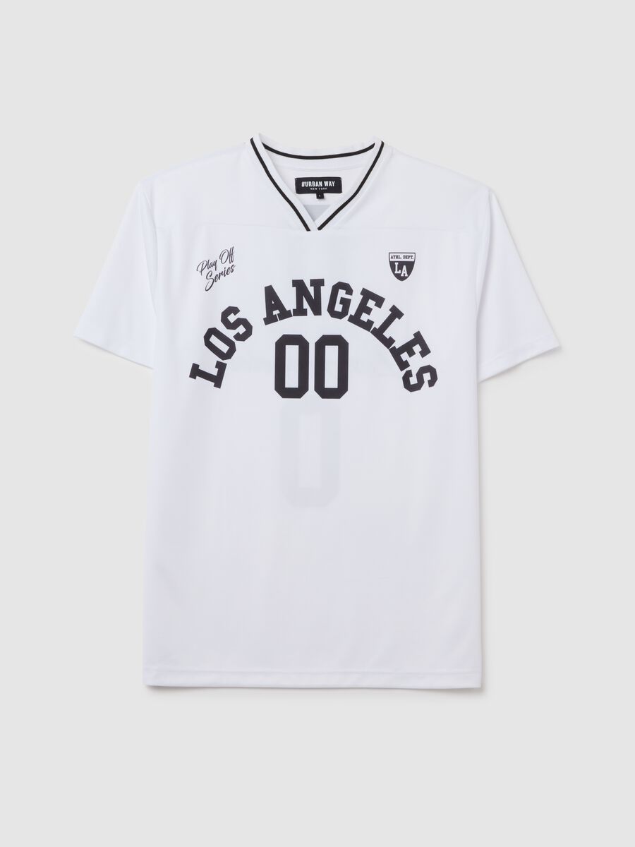 Men's white regular fit T-shirt_4
