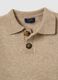 Children's Beige Polo Neck Sweater Regular Fit_2