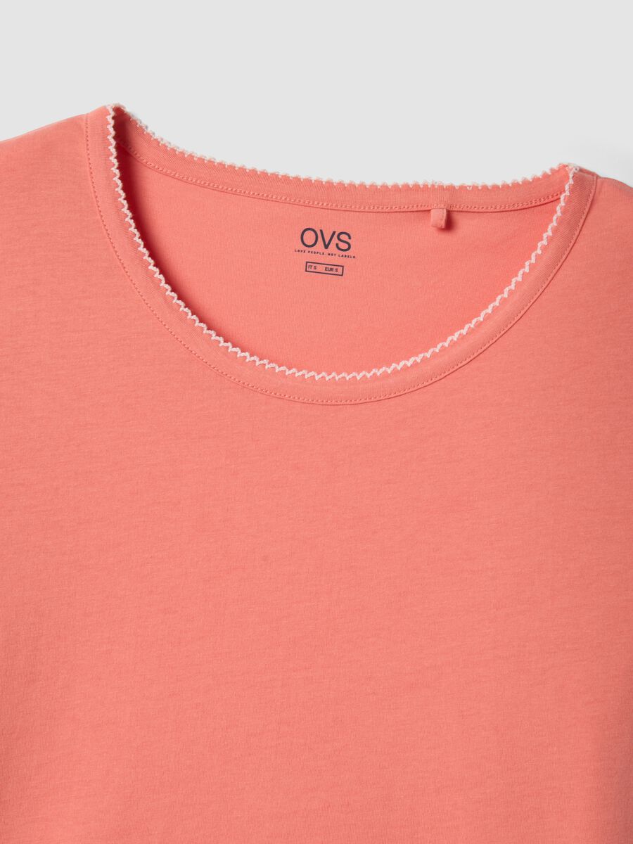 Pigiama in puro cotone rosa regular fit_5